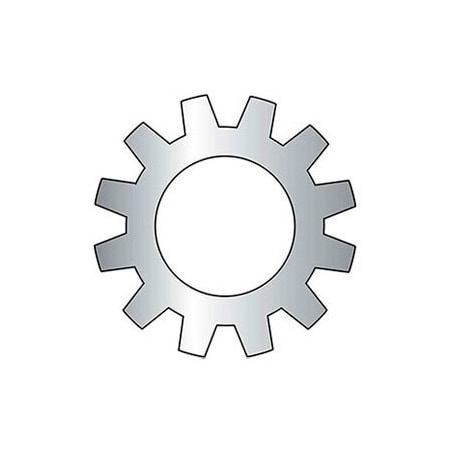 Titan Fasteners External Tooth Lock Washer, Steel, Zinc Plated Finish BGA22